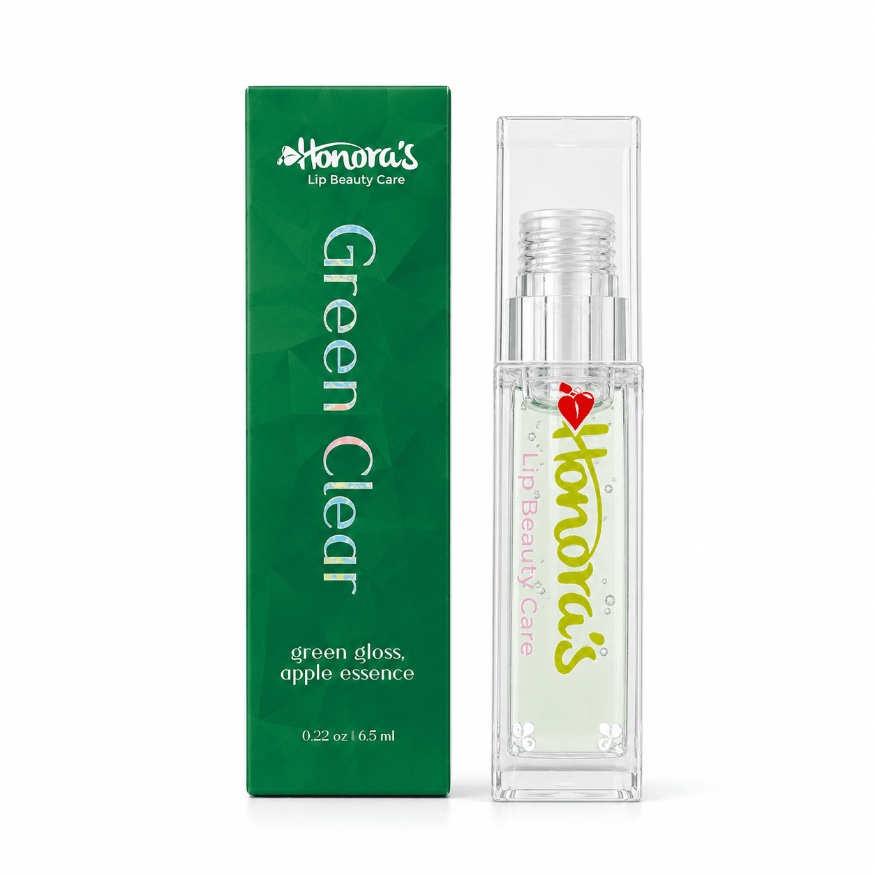 Honoras Green Clear Lip Gloss front product image