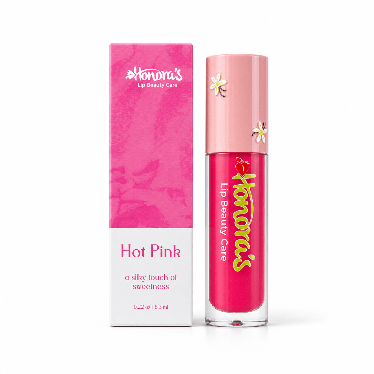Honoras Hot Pink Lip Gloss front product image
